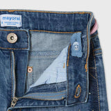 Pantalon slim cropped tejano