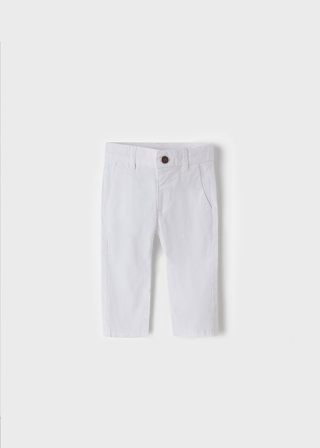 Pantalon chino sarga básico