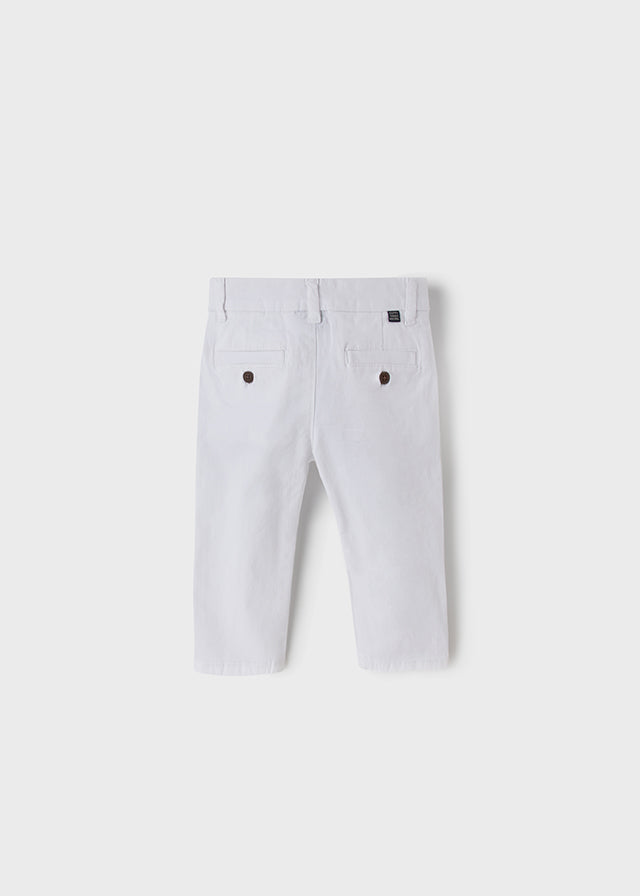 Pantalon chino sarga básico