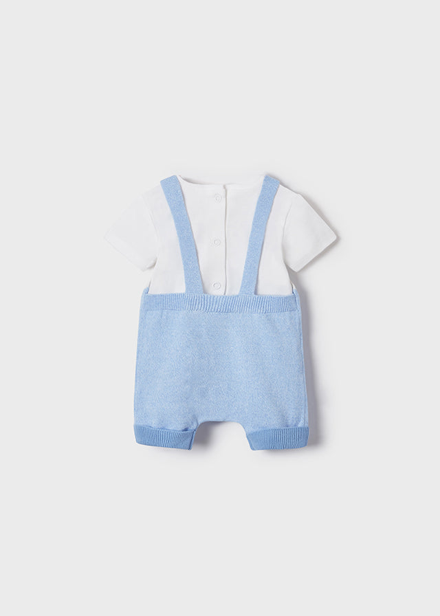 Conjunto new born peto tricot