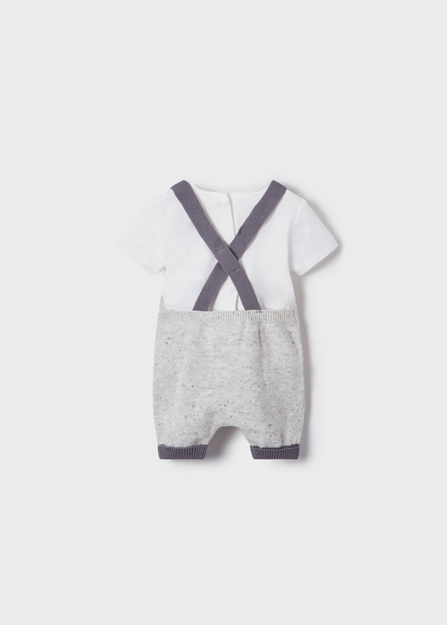 Conjunto new born peto tricot