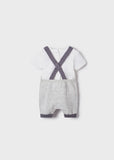 Conjunto new born peto tricot