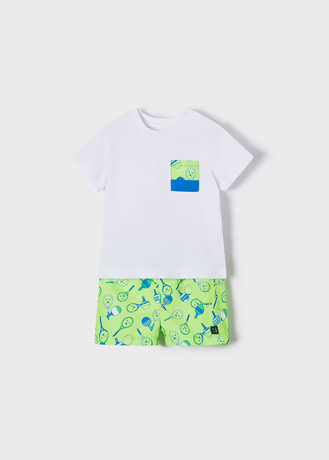 Conj. camiseta bañador