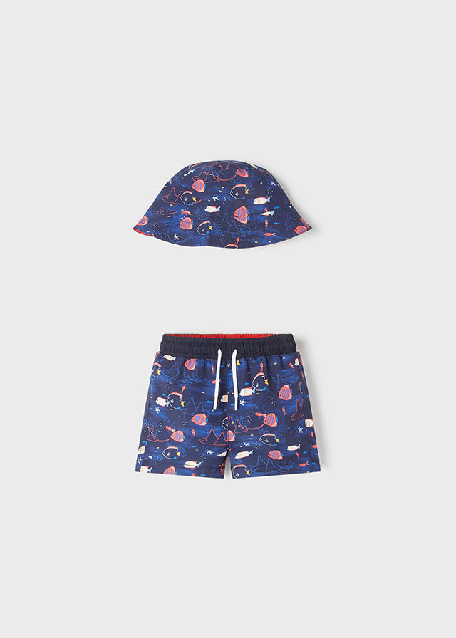 Conj. bañador y gorro