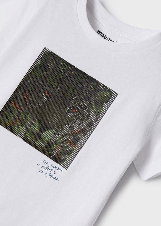 Camiseta m/c lenticular rayas