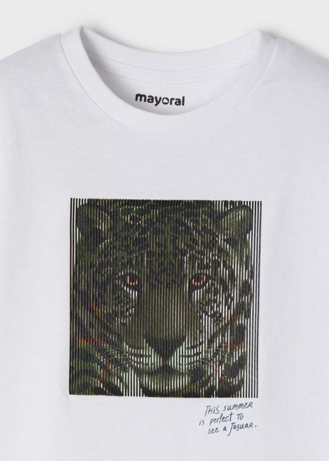 Camiseta m/c lenticular rayas