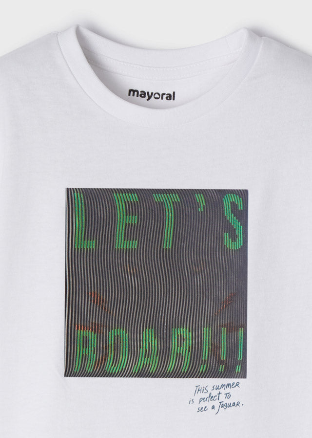 Camiseta m/c lenticular rayas