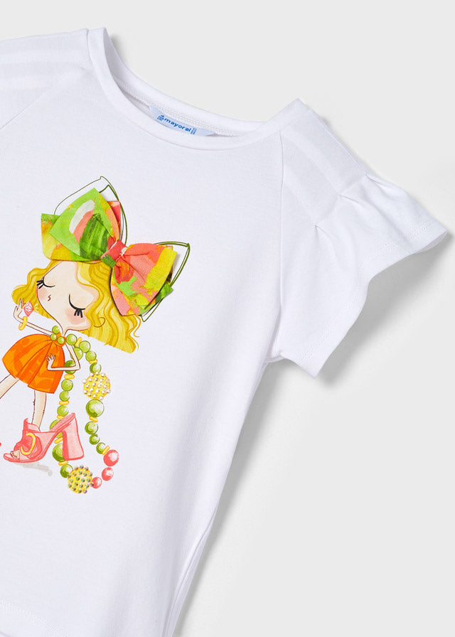 Camiseta m/c muñeca lazo