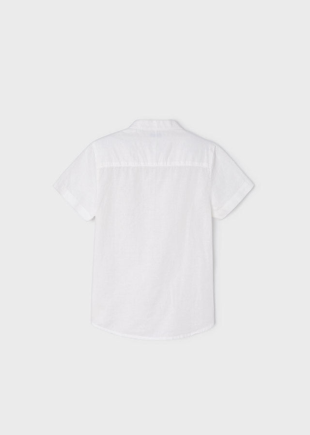 Camisa m/c cuello mao