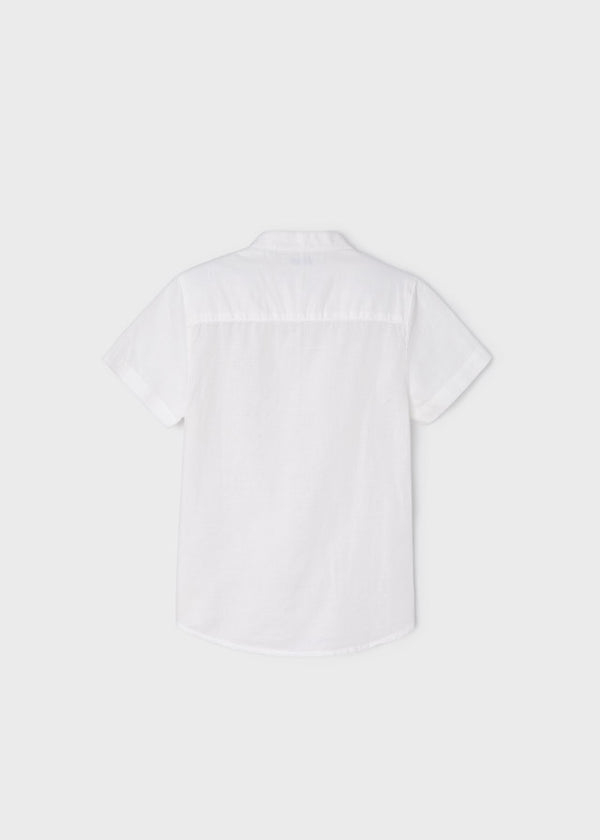 Camisa m/c cuello mao