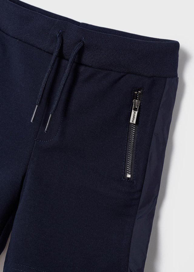 Bermuda felpa elastica