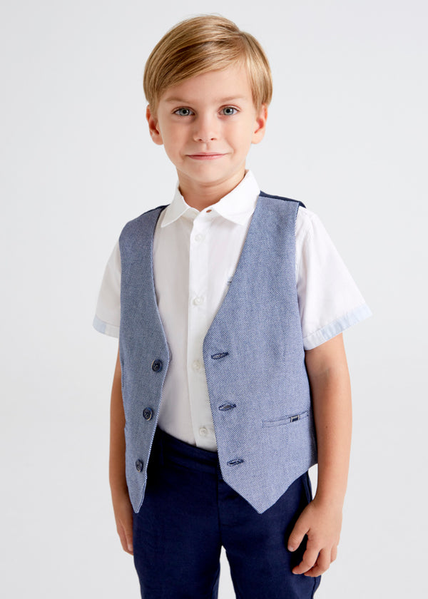 Chaleco lino tailoring