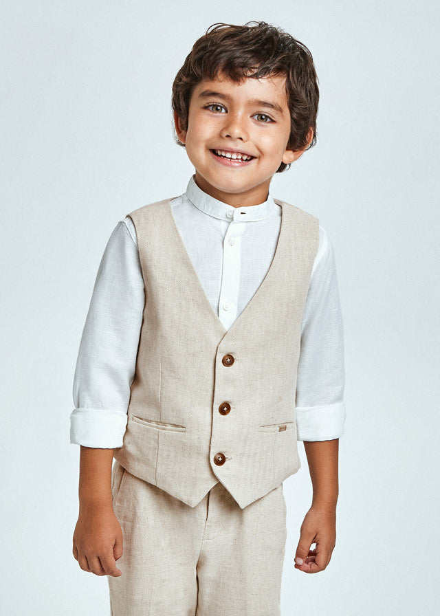 Chaleco lino tailoring