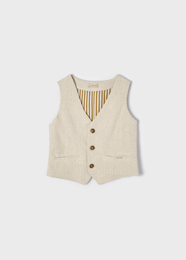 Chaleco lino tailoring