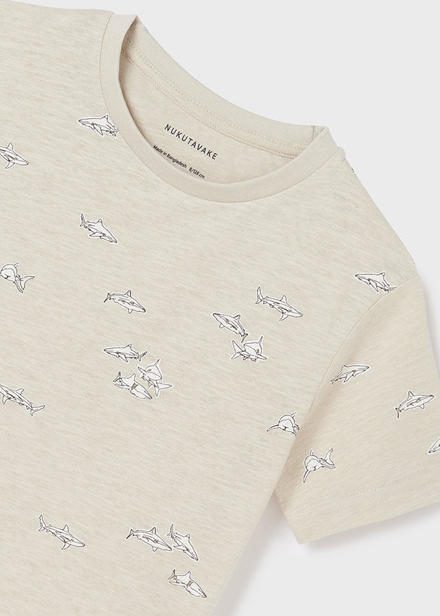 Camiseta m/c estampada