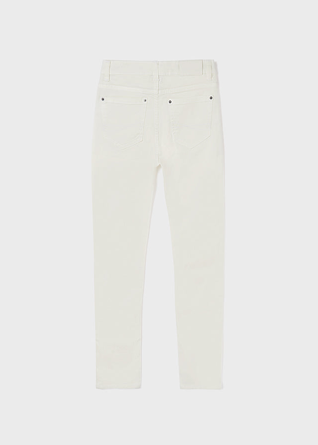 Pantalón sarga denim color