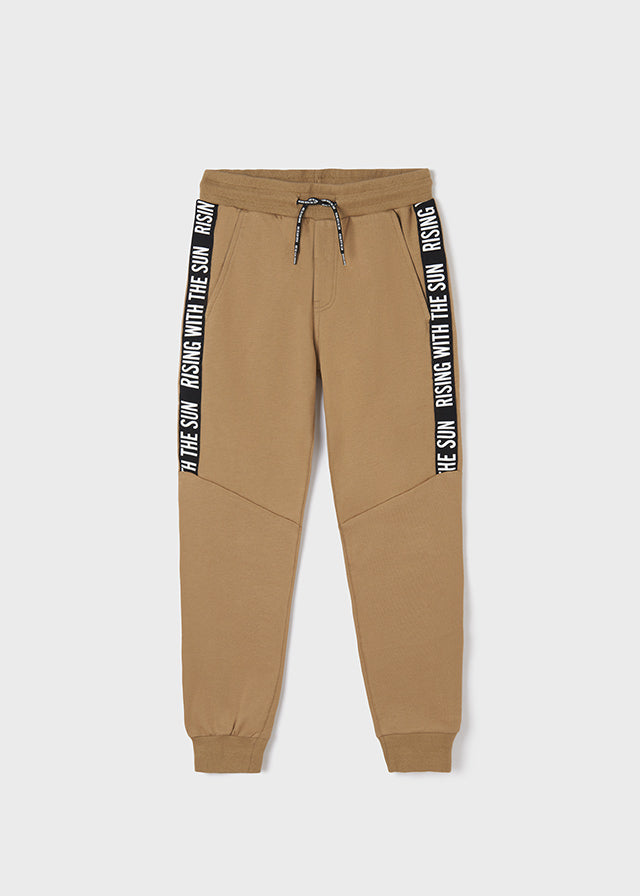 Pantalon felpa cintas