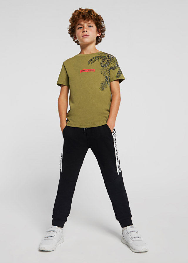 Pantalon felpa cintas