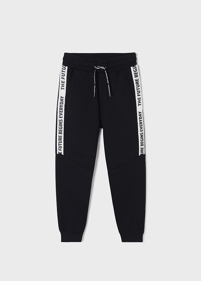 Pantalon felpa cintas