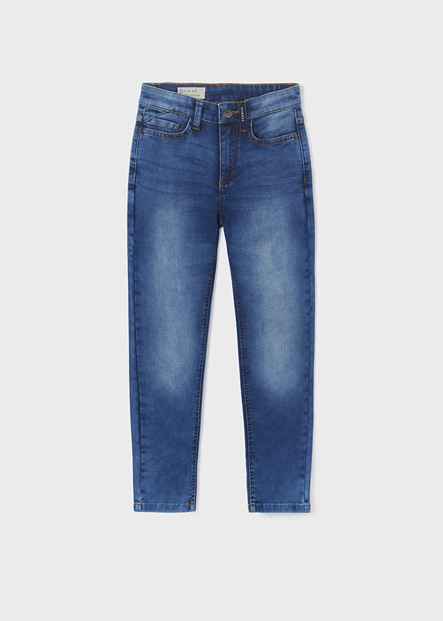 Pantalon soft denim