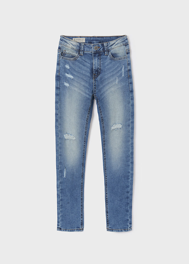 Pantalon denim rotos