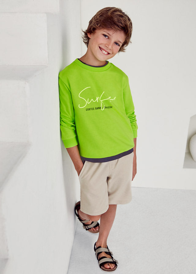 Conj. punto pullover camiseta
