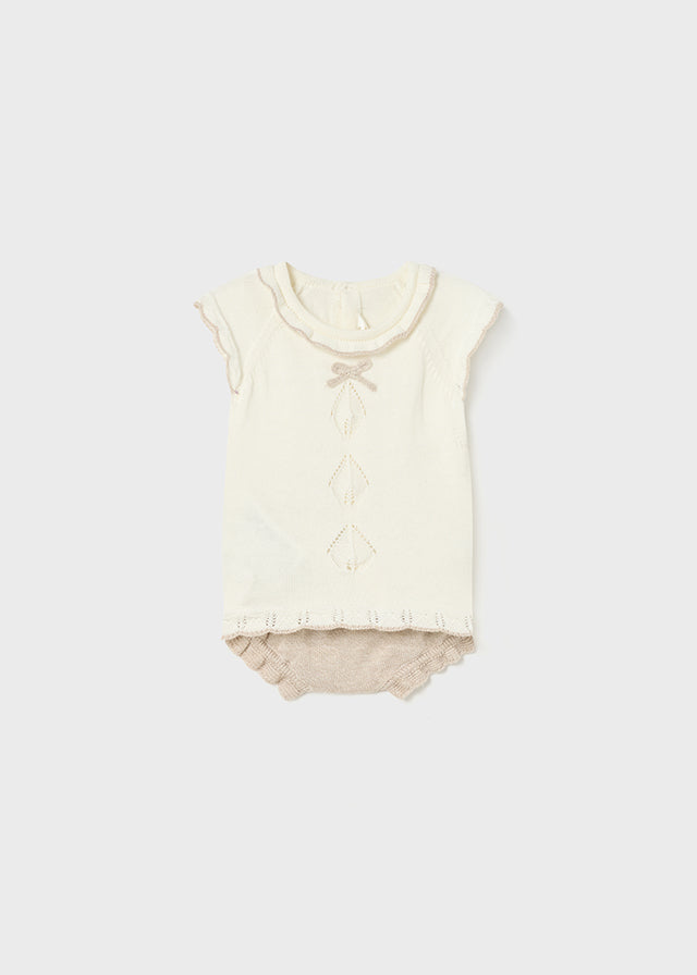 Conj. bombacho tricot