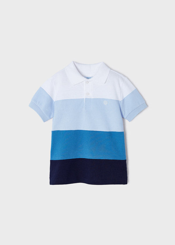 Polo m/c color block