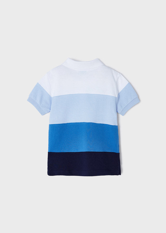 Polo m/c color block         