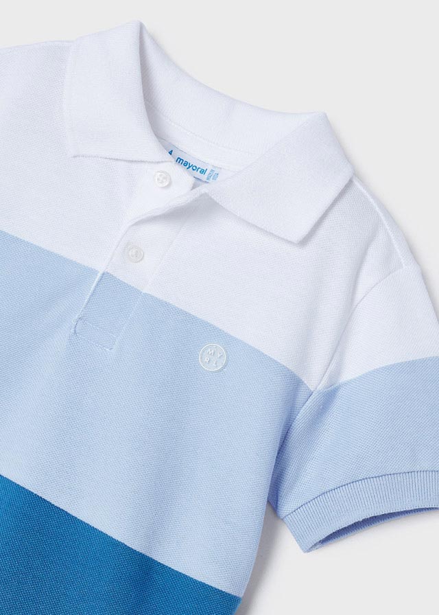 Polo m/c color block