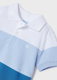 Polo m/c color block         