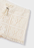 Pantalon corto punto crochet