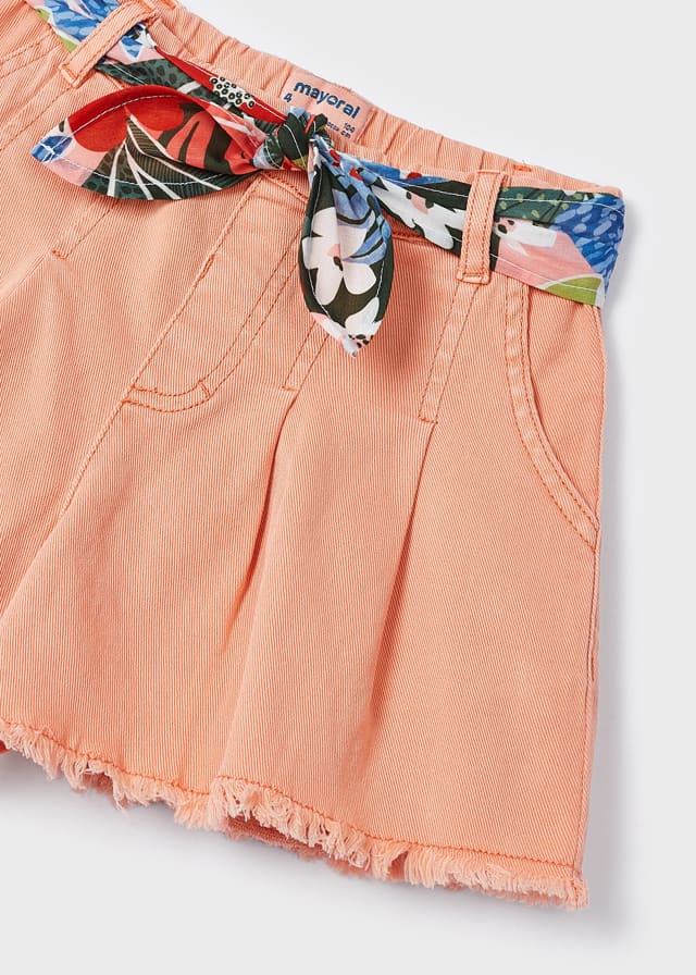 Pantalon corto sarga