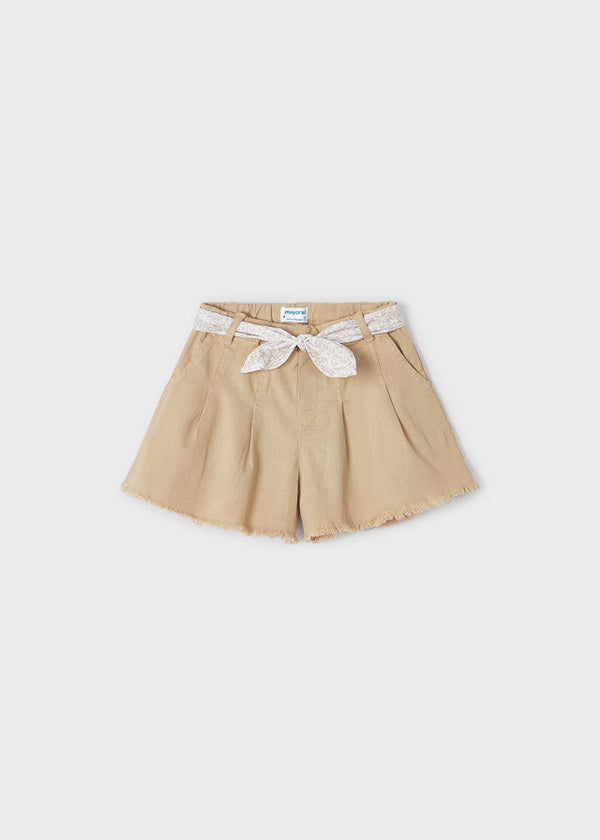 Pantalon corto sarga