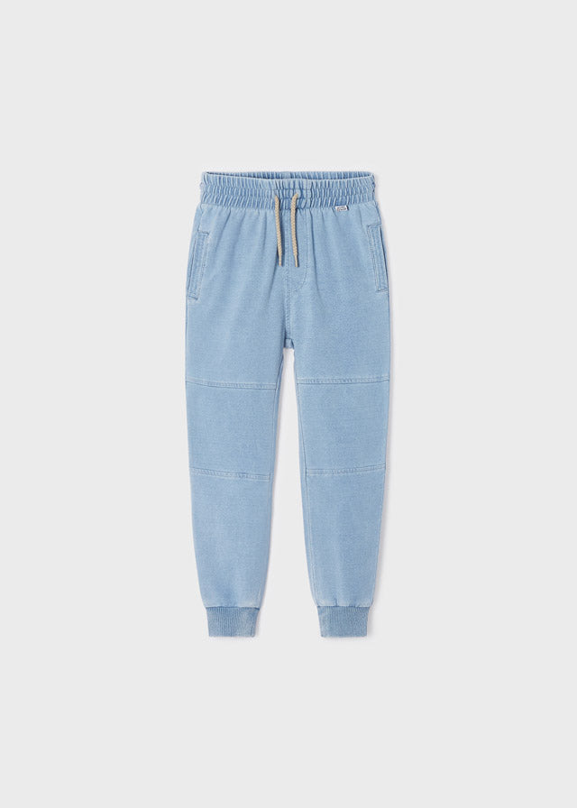 Pantalon jogger felpa denim