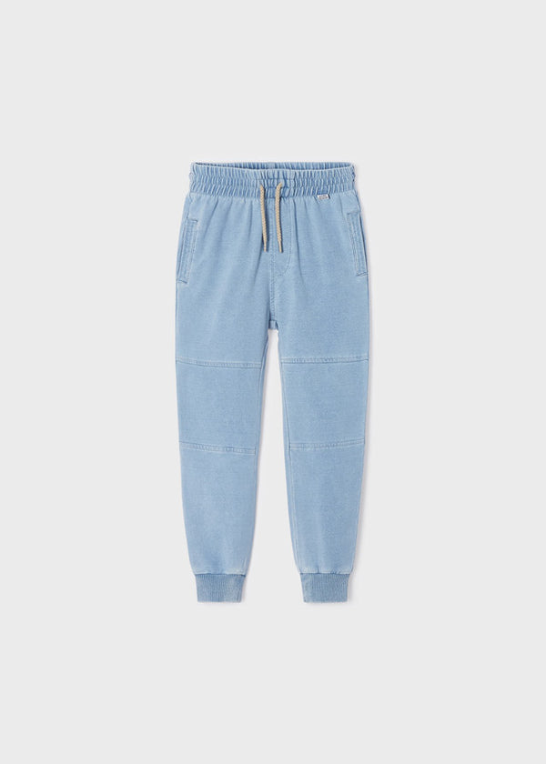 Pantalon jogger felpa denim