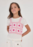 Set top croche y camiseta