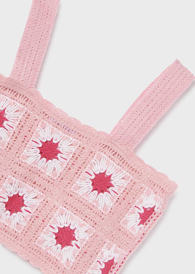 Set top croche y camiseta