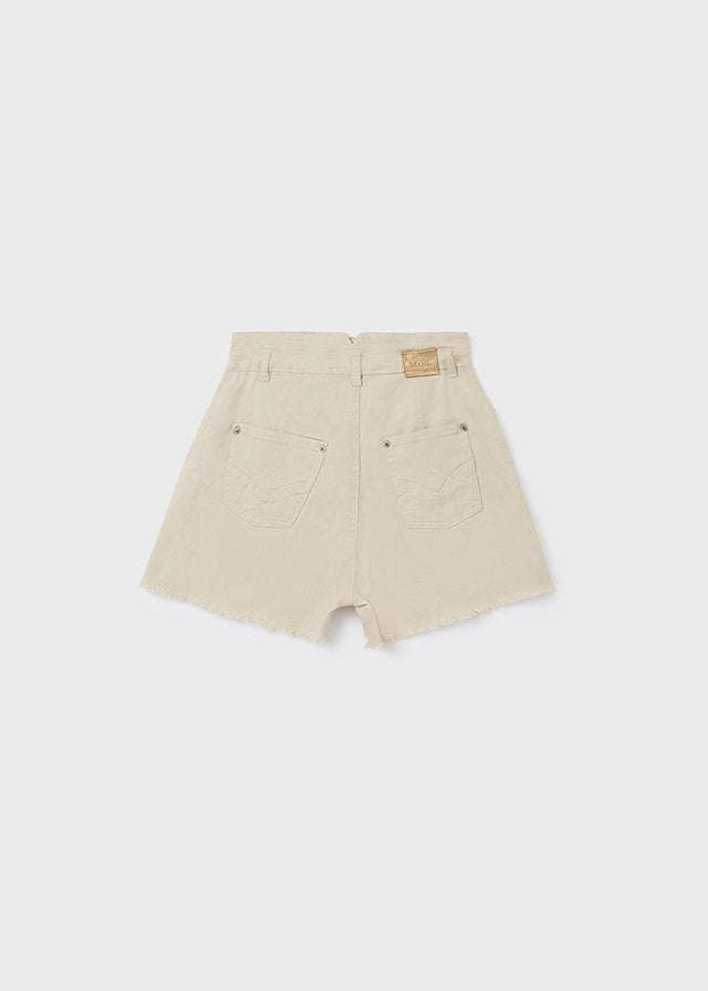 Pantalon corto sarga