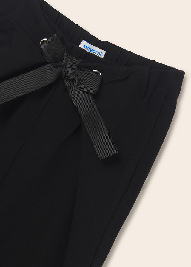 Pantalon cropped punto roma