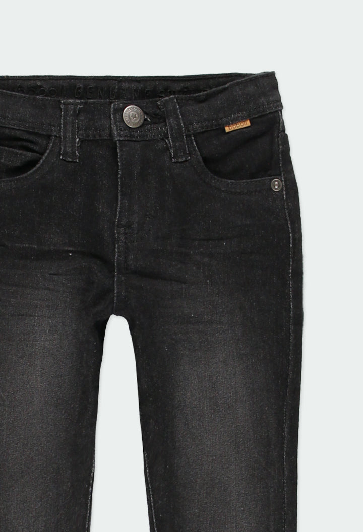 Pantalón denim elástico de niño