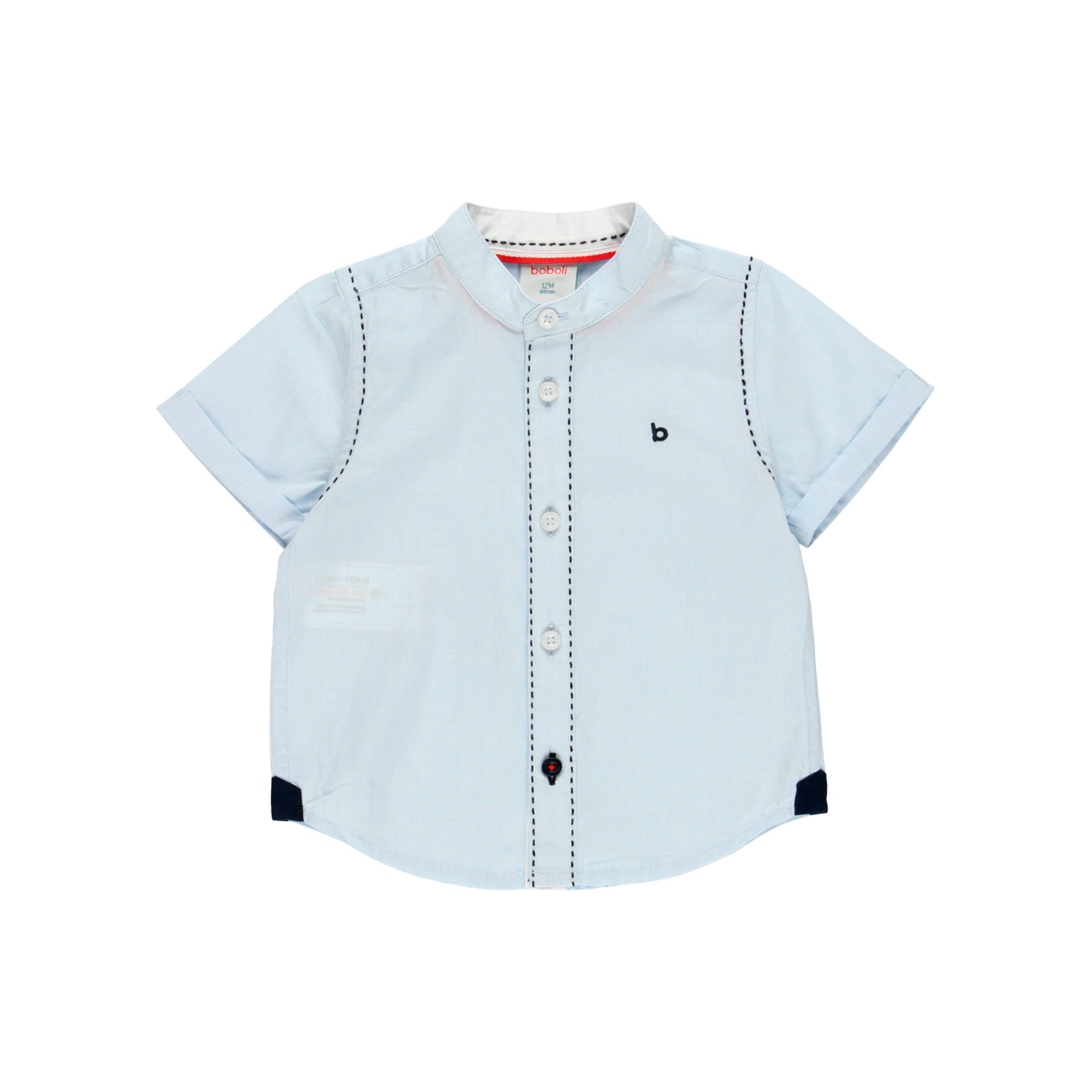 Conjunto camisa fil a fil m/c y bermuda satén elástico