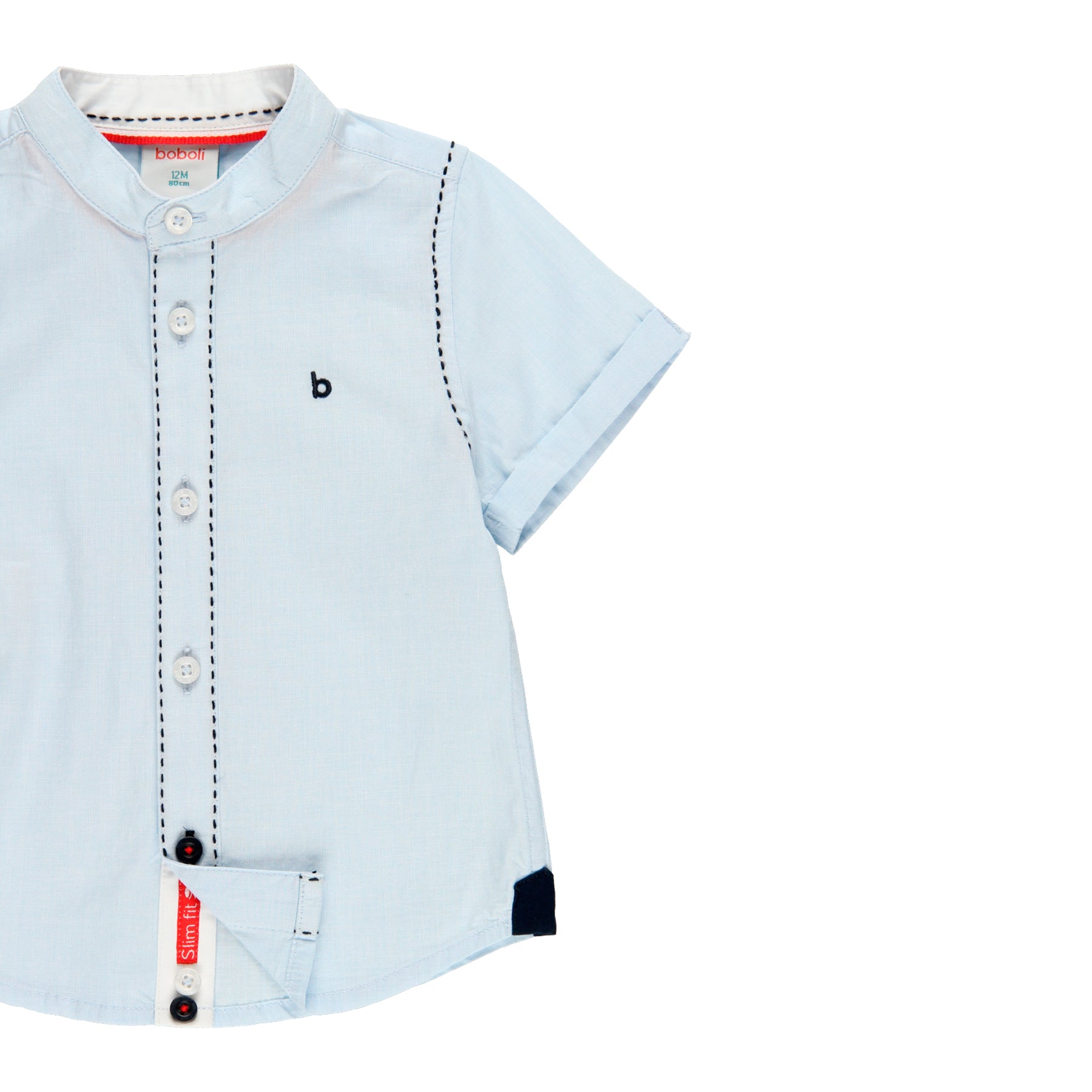 Conjunto camisa fil a fil m/c y bermuda satén elástico