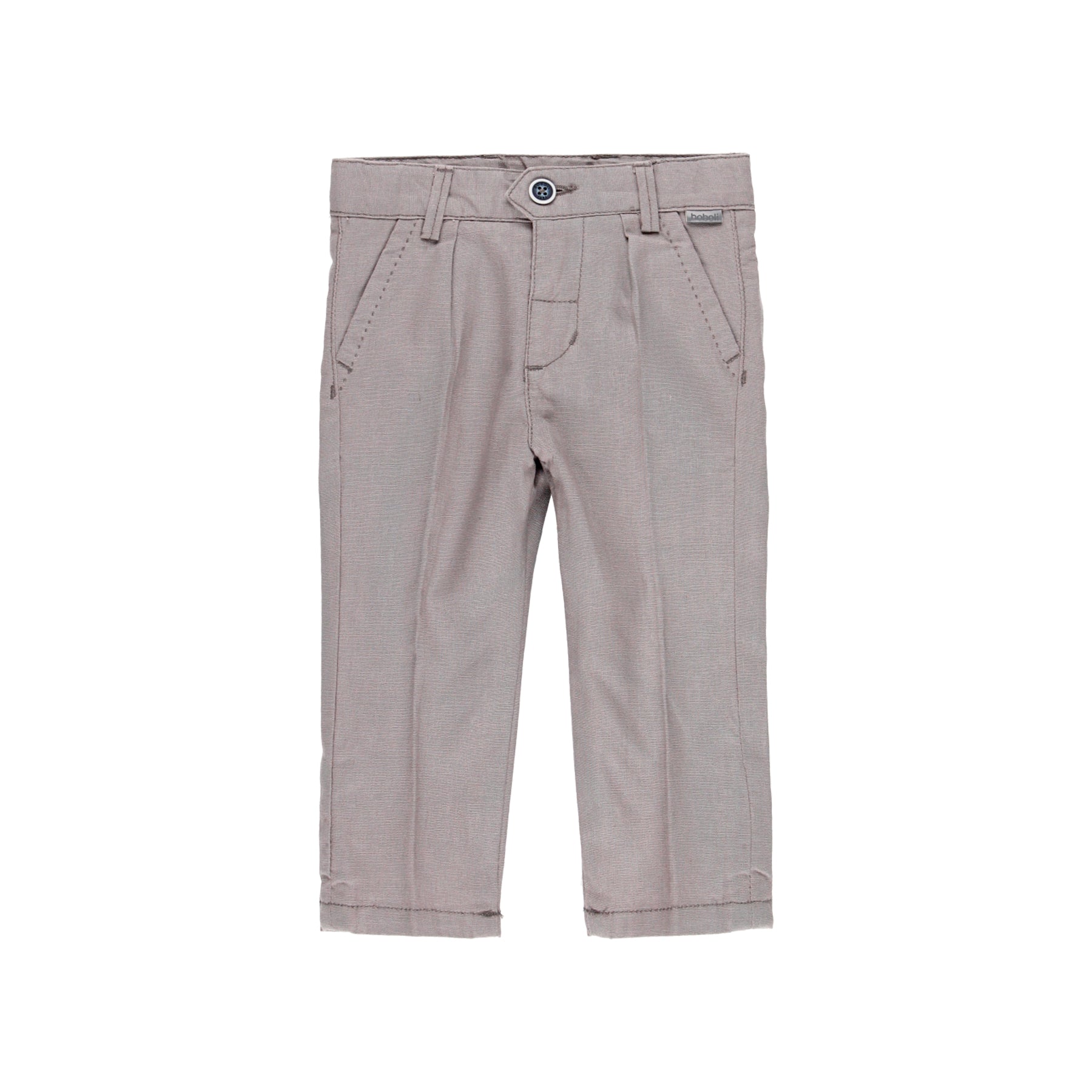 Conjunto pantalon lino y camisa lino m/l de bebe niño