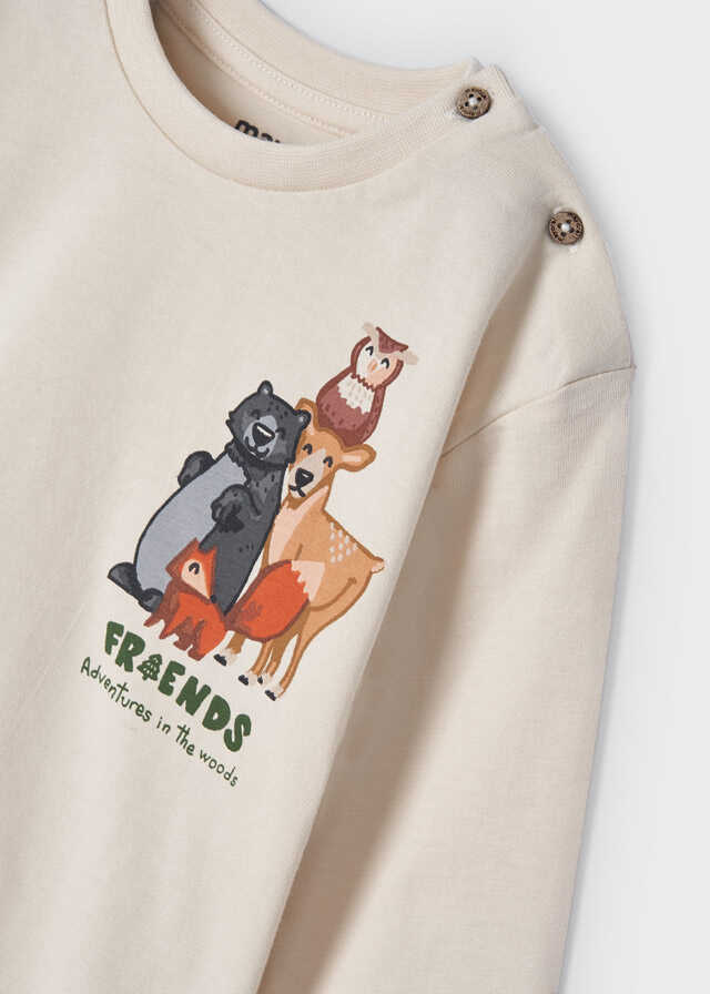 Camiseta m/l forest friends