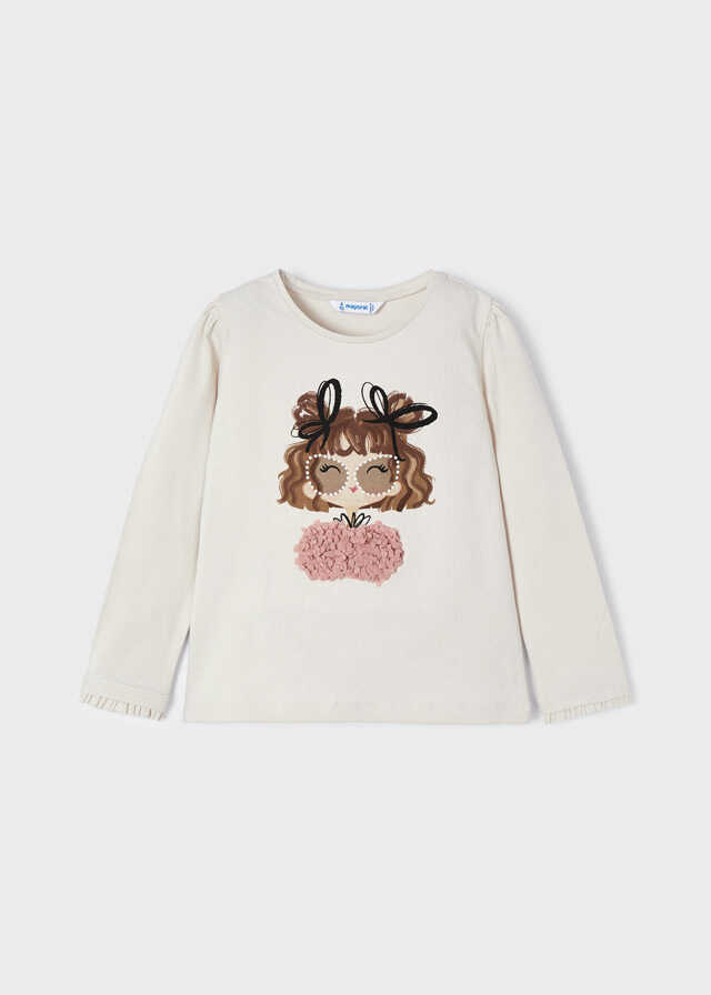 Camiseta m/l grafica 4026