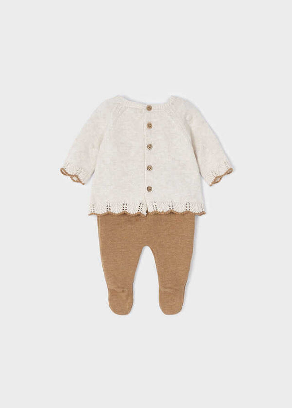 Conj. polaina tricot