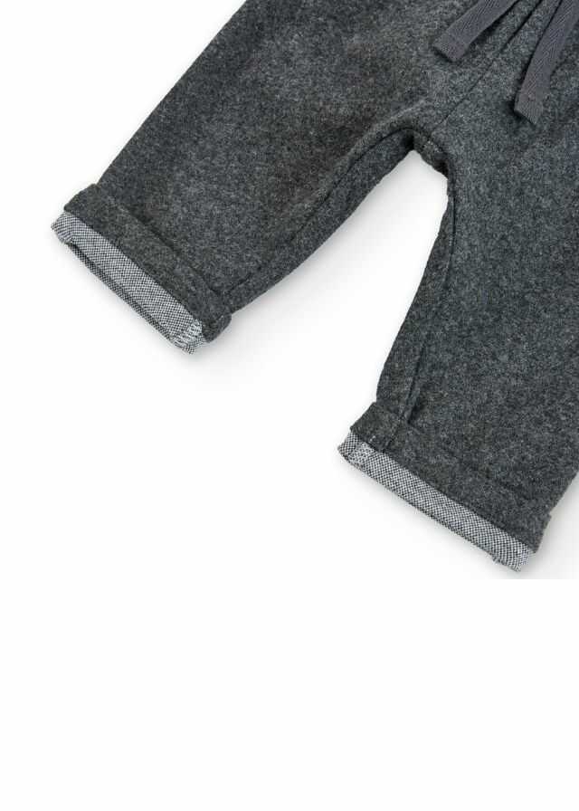 Conjunto sudadera felpa estampada y pantalon franela punto 