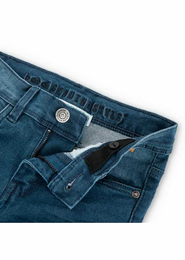 Pantalón denim elástico de niño