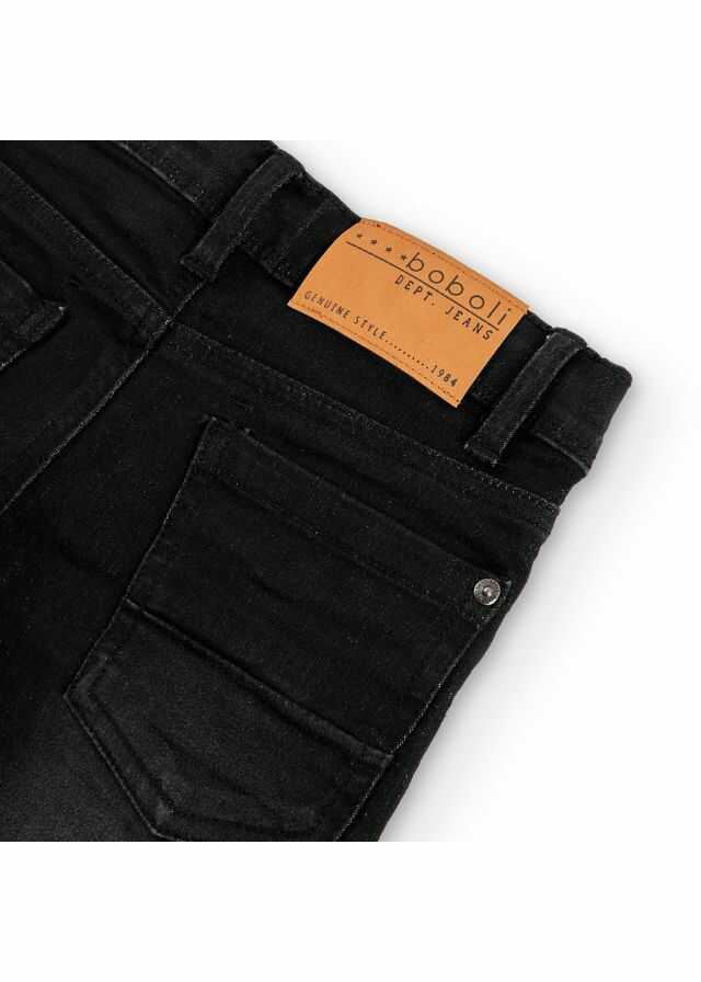 Pantalón denim elástico de niño